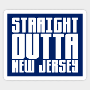 Straight Outta New Jersey Sticker